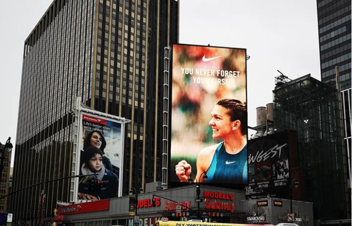 VICTORIA Simonei Halep a ajuns pana la New York. Ce s-a vazut in Madison Square Garden