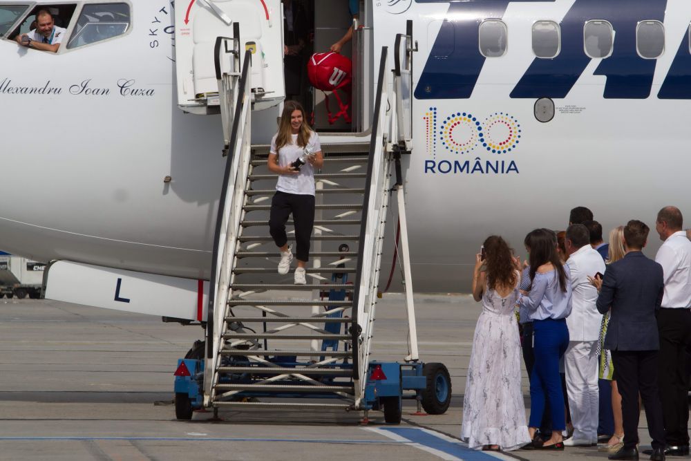 PRIMELE DECLARATII ale Simonei Halep la revenirea in tara: