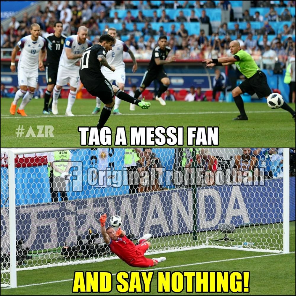 Ce i-a scris Messi lui Cristiano, dupa penaltyul ratat cu Islanda :) Fanii portughezului s-au amuzat dupa prestatia rivalului sau_5