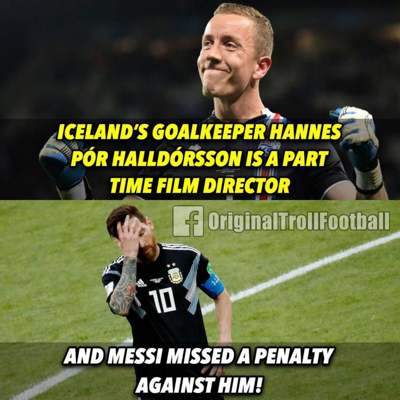 Ce i-a scris Messi lui Cristiano, dupa penaltyul ratat cu Islanda :) Fanii portughezului s-au amuzat dupa prestatia rivalului sau_7