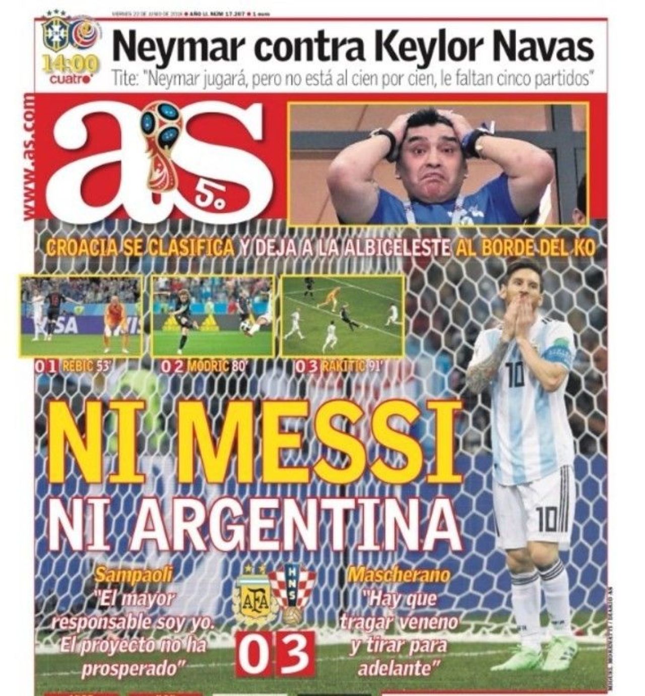 O lume intreaga socata de rusinea Argentinei: