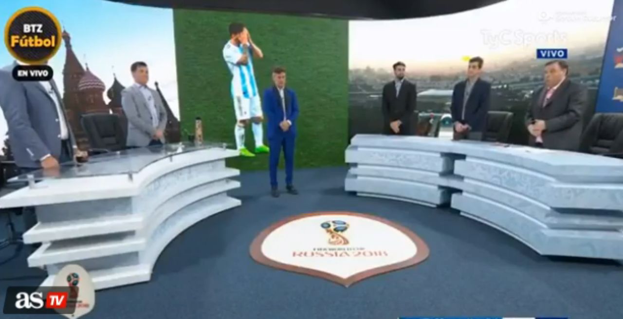 CLIPUL ZILEI: Moment de reculegere la televiziunea argentiniana, la