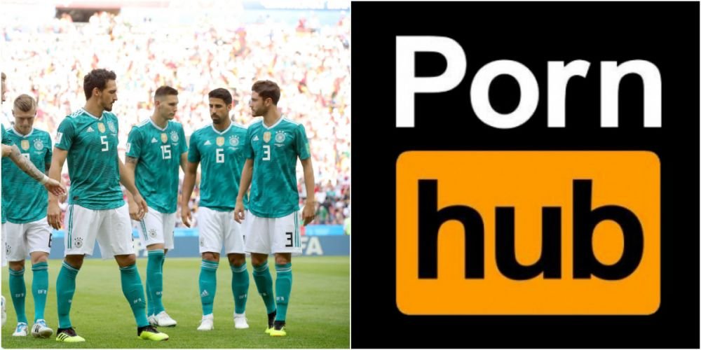 Cum a ras Pornhub de nationala Germaniei dupa eliminarea de la Mondial :) Gluma care s-a viralizat imediat pe internet