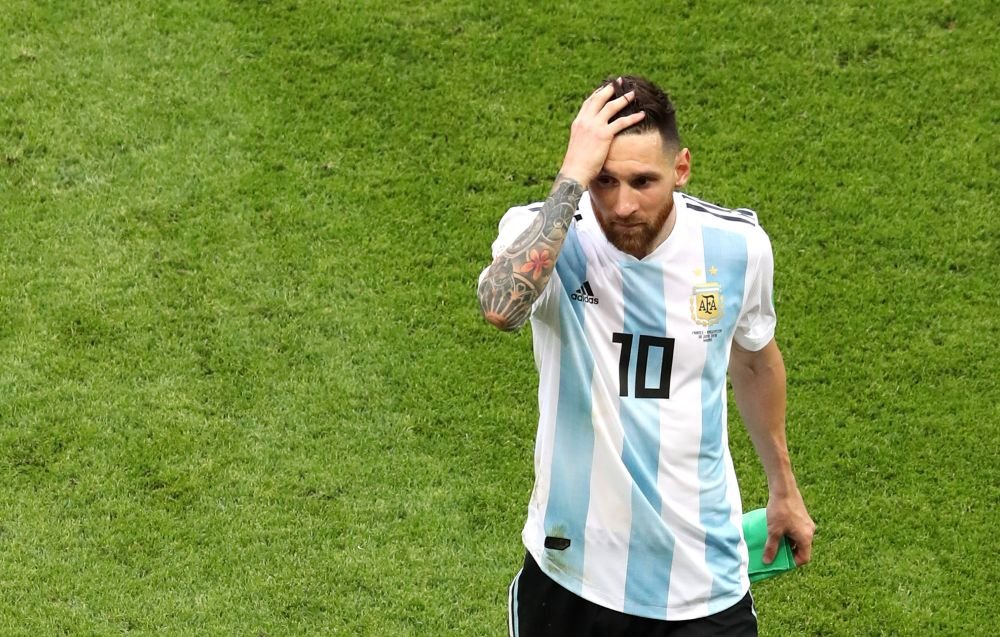 Imagini pentru istorie! Leo Messi, in genunchi la ultimul sau Mondial! GALERIE FOTO cu reactiile sale_8