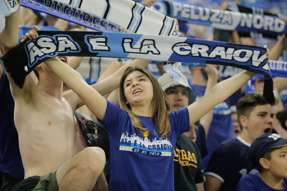 Peluza Nord de la Craiova, SOLD OUT la Supercupa! Craiova - CFR Cluj se vede la PRO TV, pe 14 iulie