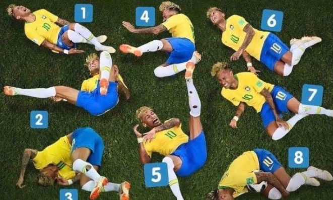 Stiti ce nu o sa ia niciodata Neymar? Oscarul! :)) Cele mai bune glume dupa simularile fara numar ale brazilianului la Mondial_2