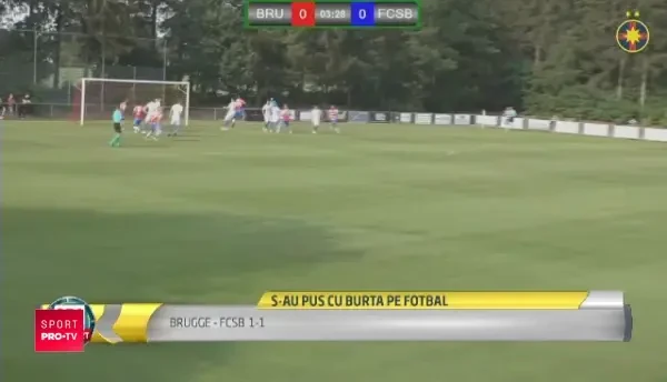 FCSB 1-1 Brugge // Rezumatul video