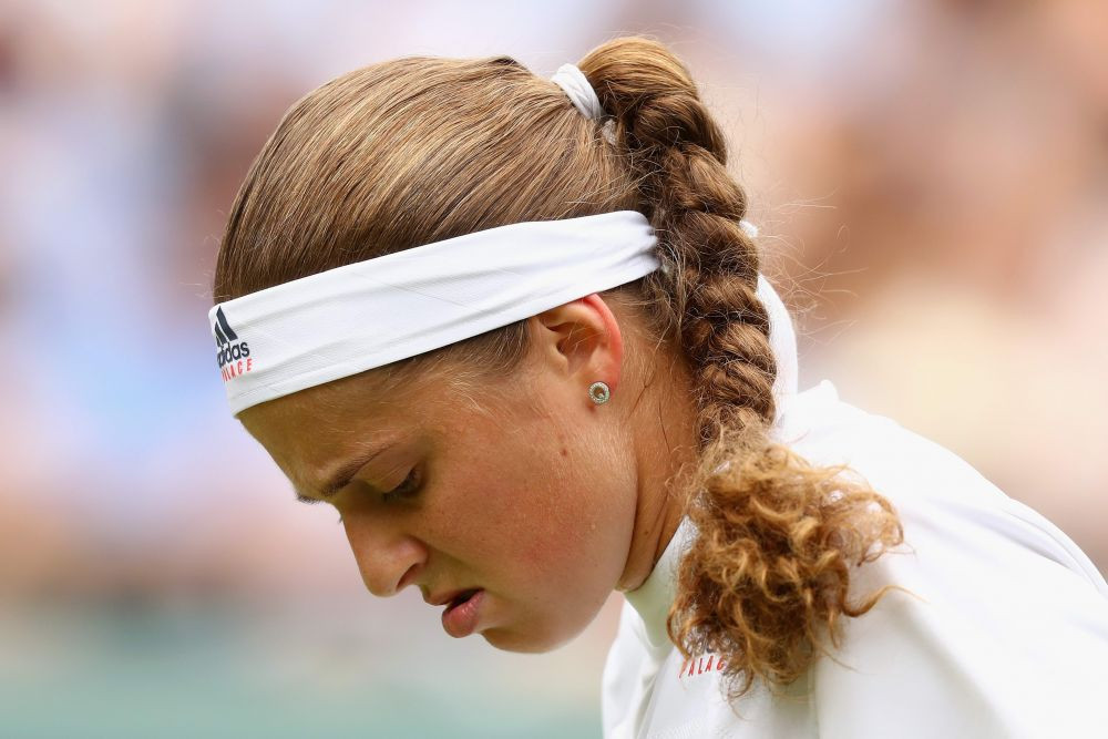 CRIZA de nervi pentru Ostapenko la Wimbledon: M-am lovit singura! Ce iesire a avut letona