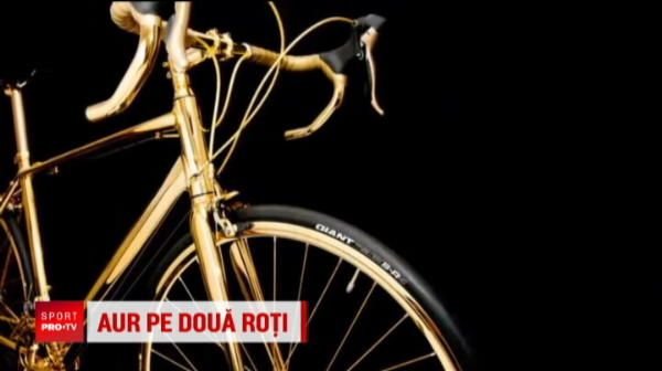 A fost lansata bicicleta mai scumpa decat un Ferrari! E placata cu aur si costa 350 de mii de euro | Cum arata