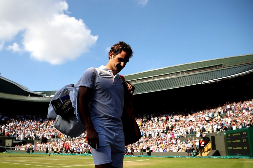 Federer, OUT de la Wimbledon 2018. Sunt dezamagit Cum comenteaza infrangerea cu Anderson din sferturi