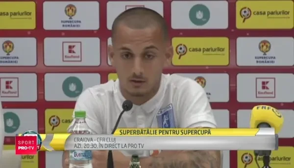 Craiova - CFR Cluj, PRO TV, 20:30 // Echipele probabile si cum s-au transformat cele doua loturi. Toate mutarile