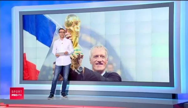 Mingea la el si Doamne-ajuta :) Ce nu s-a vazut in vestiarul Frantei in pauza finalei mondiale! Mesajul lui Deschamps