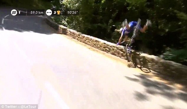Dezvaluirea terifianta facuta dupa accidentul din Turul Frantei! Cum arata genunchiul lui Gilbert dupa ce a cazut in RAPA! Atentie, imagini socante_3