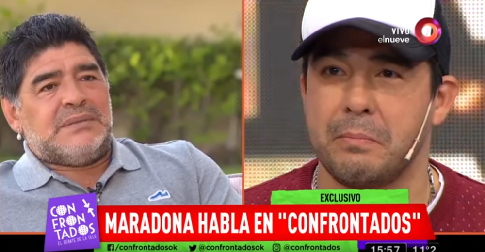 Maradona a intrat in direct la TV si si-a atacat propriul nepot: E cel mai mare LAS din lume! A furat bani de la mine si mi-a distrus masinile!