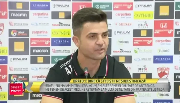 Primul derby pentru Bratu: E bine ca suntem subestimati! Cati dinamovisti sunt asteptati in peluza
