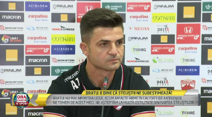 Primul derby pentru Bratu: E bine ca suntem subestimati! Cati dinamovisti sunt asteptati in peluza