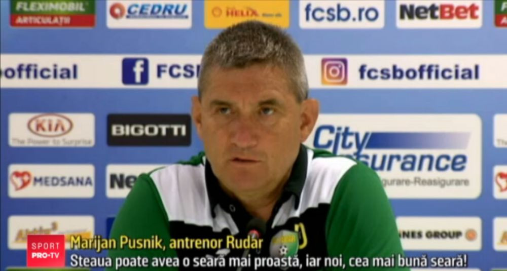 FCSB - Rudar, joi, 21:30, in direct la ProTV | Slovenii spera la o minune pe Arena Nationala: Am batut-o pe Villarreal, ii pot elimina si pe stelisti!