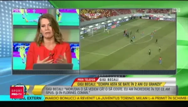 Becali, sigur ca a dat LOVITURA dupa meciul cu Rudar