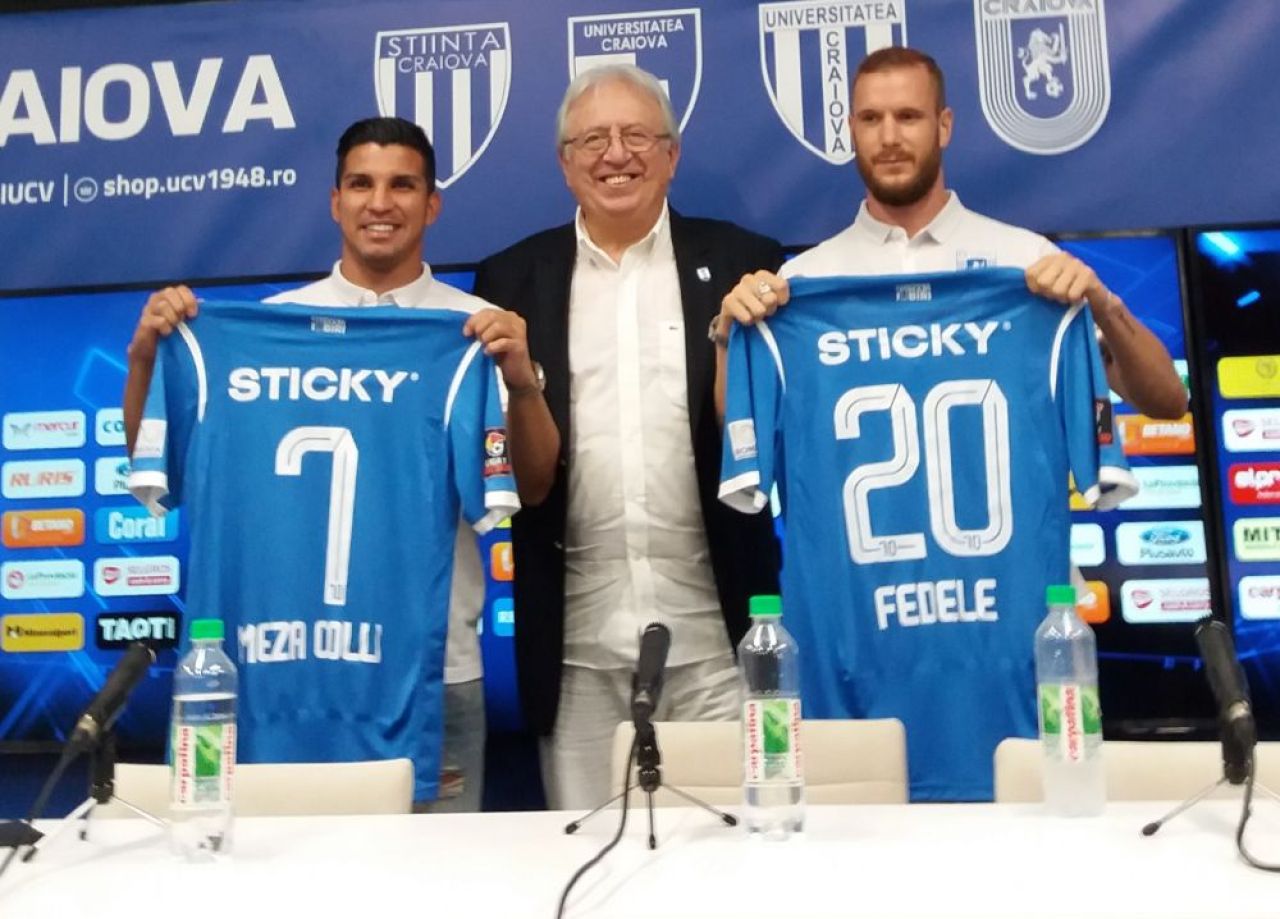Craiova si-a prezentat ultimele transferuri! Meza Colli si Fedele, intaririle oltenilor pentru lupta de titlu_2