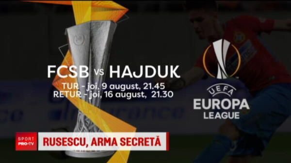 HAJDUK - FCSB | Arma secreta a stelistilor la Split! E precum caviarul Pe cine mizeaza Meme in duelul cu croatii