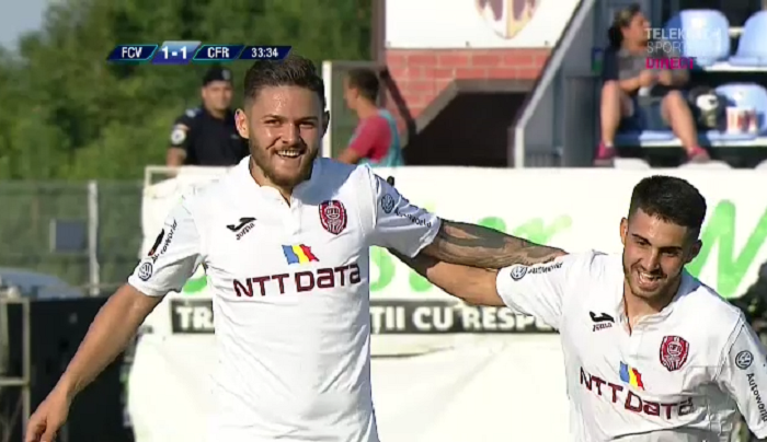 CFR Cluj, lider in Liga I: 2-1 cu Voluntari! Clujenii au fost condusi, Ionita si Tucudean au intors scorul_4