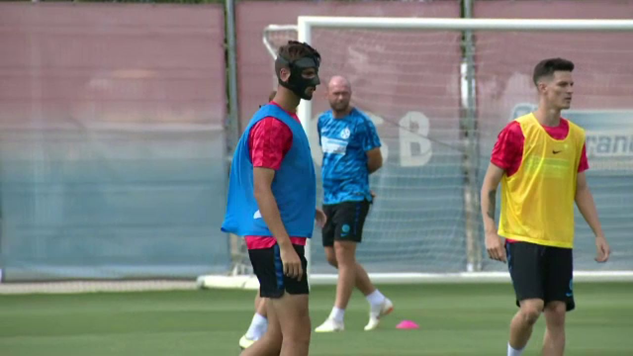 Primele imagini cu Alexandru Stan in tricoul FCSB-ului: