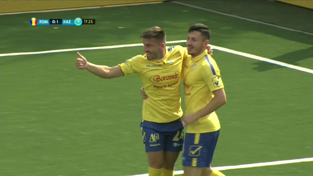 Romania, infrangere DUREROASA cu Cehia in finala Euro de Minifotbal! 1-4 cu Cehia. AICI VIDEO