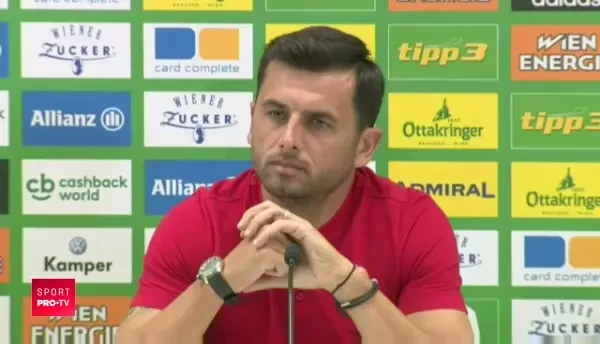 Dica a luat FOC inainte de partida de la Viena