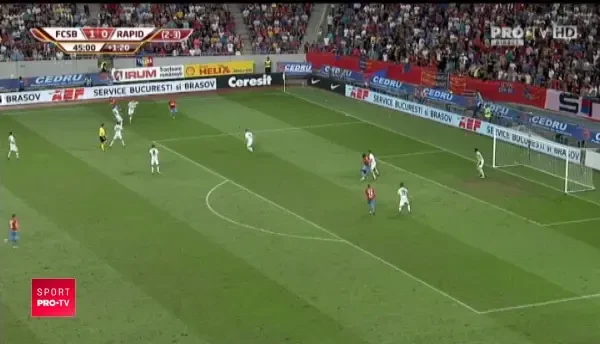 VIDEO GOOOOOL si National Arena explodeaza! Vezi reusita lui Mihai Roman pentru 2-0 cu Rapid Viena