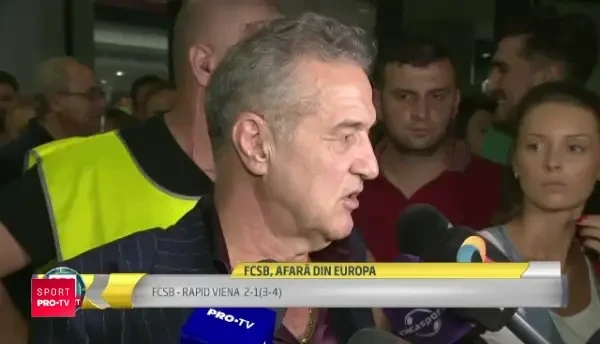 Becali, Dica, Florin Tanase si Mihai Roman, reactii dupa eliminarea din Europa League