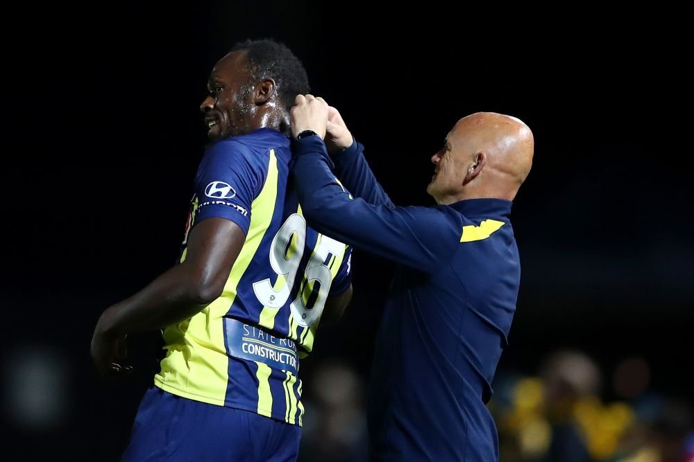 Usain Bolt a debutat ca fotbalist la Central Coast Mariners! Jamaicanul a fost aproape sa marcheze | FOTO&VIDEO_5