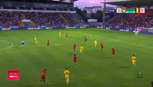 Portugalia U21 - Romania U21, ocazie Ianis Hagi