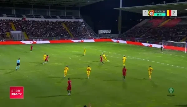 Portugalia U21 - Romania U21, eliminare Nedelcearu