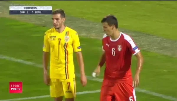 Tucudean, ce GOL pentru Romania! Reusita salvatoare din meciul cu Serbia. VIDEO