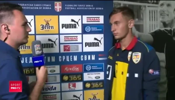 "Traiesc un vis! Dar daca nu continui asa, acest moment nu ma va ajuta cu nimic". Reactia lui Dragus dupa debutul la nationala si bataliile cu Matic si Milinkovic-Savic