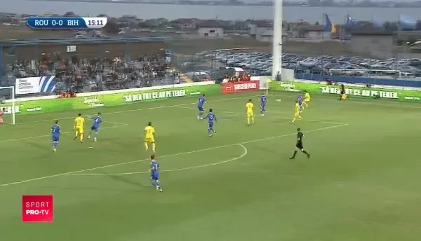 GOOOOL FABULOS reusit de Adrian Petre! Romania 1-0 Bosnia