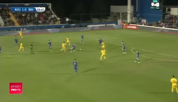 Romania ocazie mare de gol