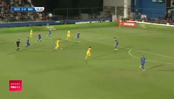 Ocazie mare de GOL pentru Romania. Scorul ramane 2-0