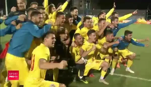 STRIGATUL unei generatii! Jucatorii lui Radoi au declansat NEBUNIA pe teren, imediat dupa victoria cu Bosnia | VIDEO