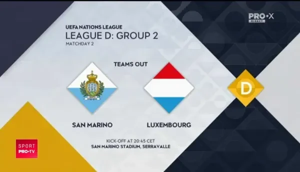 Rezumat San Marino Luxemburg