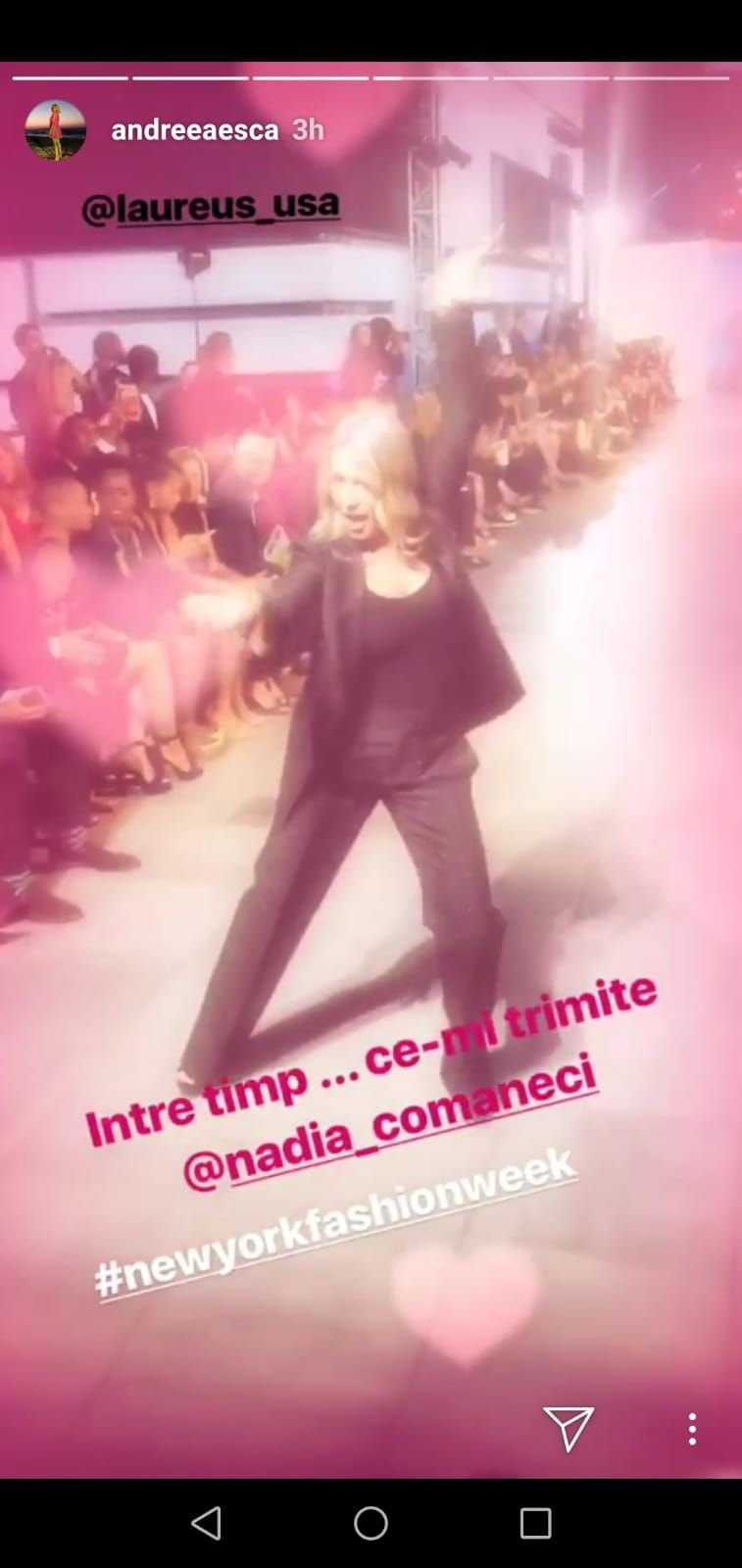 Americanii i-au dat NOTA 10 Nadiei! Aparitie de senzatie la Fashion Week de la New York! FOTO VIDEO
