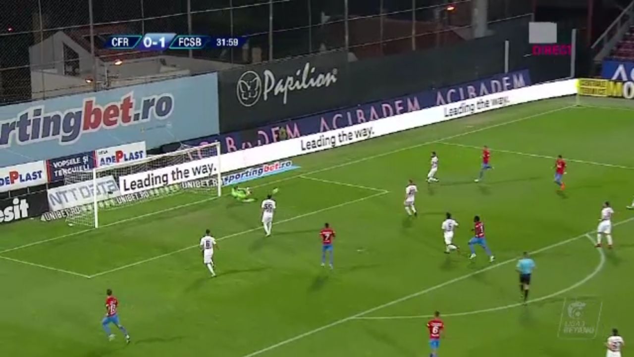 CFR CLUJ 1-1 FCSB | Al 5-lea 1-1 CONSECUTIV intre rivale. PACE in repriza a doua, dupa 45 de minute NEBUNE in derby! AICI ai fazele meciului_8