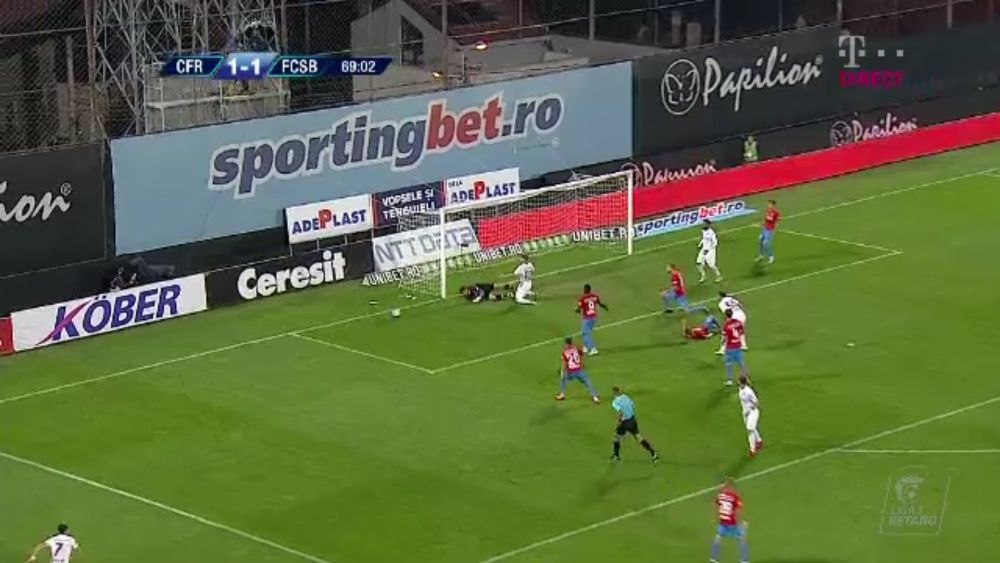 CFR CLUJ 1-1 FCSB | Al 5-lea 1-1 CONSECUTIV intre rivale. PACE in repriza a doua, dupa 45 de minute NEBUNE in derby! AICI ai fazele meciului_10