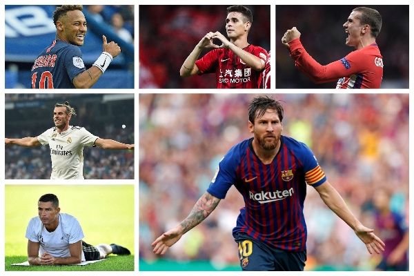 TOP 10 cei mai bine platiti fotbalisti din lume in 2018! Transferul la Juve l-a propulsat pe Ronaldo pe locul 3, dar tot este sub Messi