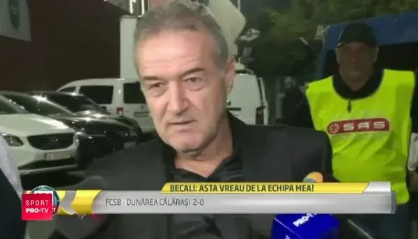 Nu are voie sa se intample asa ceva! Ce l-a nemultumit pe Becali dupa victoria 2-0 cu Dunarea