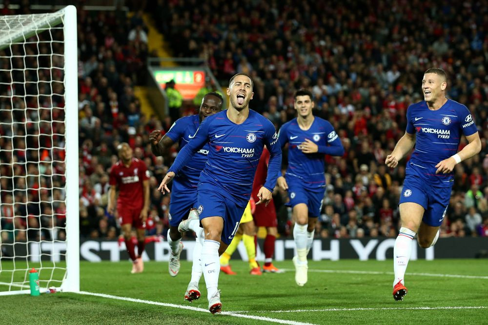 Puteti sa-i dati deja Trofeul Puskas! Nebunia totala reusita de Hazard: faza cu care a distrus-o pe Liverpool si a eliminat-o din Cupa