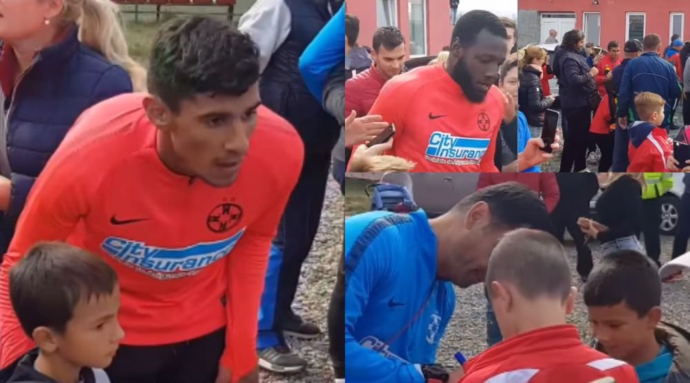 Ca in vremurile bune! SURPRIZA de care a avut parte FCSB la antrenament: A fost o baie de multime | VIDEO