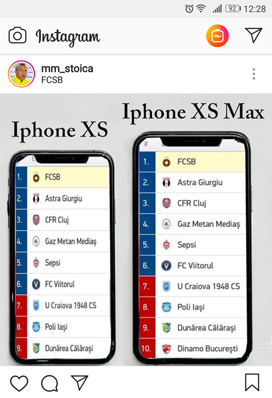 MM Stoica rade iar de Dinamo! Motivul pentru care le recomanda cainilor noul iPhone XS MAX. :) FOTO