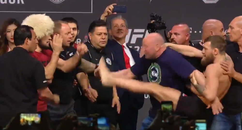 McGregor - Khabib Nurmagomedov | McGregor a sarit la bataie la cantar: Hai, ma, sa ne batem! Te fac pilaf! Cum a reactionat rusul Khabib. VIDEO