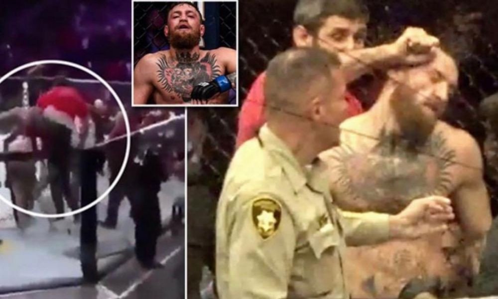 Momentul uluitor in care McGregor a primit un pumn in cap de la omul lui Khabib: Acest las este o rusine! Sa se ia masuri